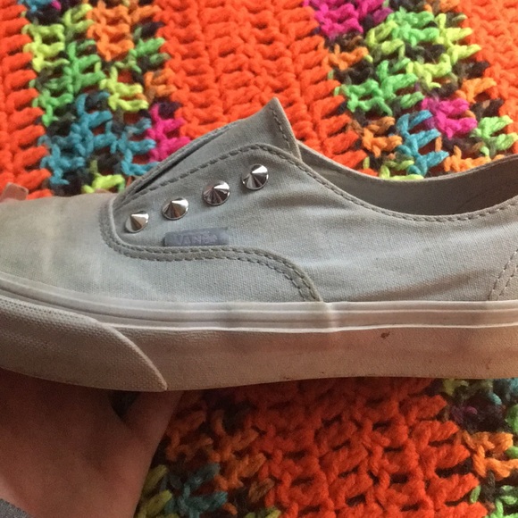 Blue Rhinstone Vans - Picture 3 of 5